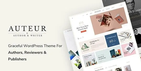 Auteur Auteur v6.9 – WordPress Theme for Authors and Publishers