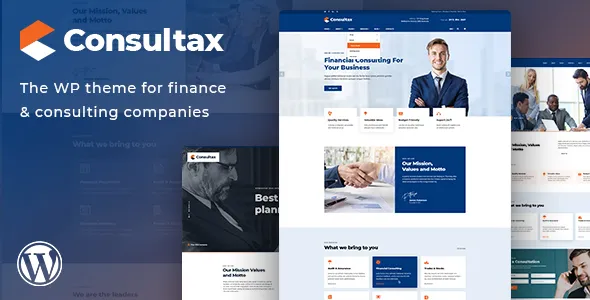 Consultax - Financial & Consulting WordPress Theme Consultax v1.2.2 - Financial & Consulting WordPress Theme
