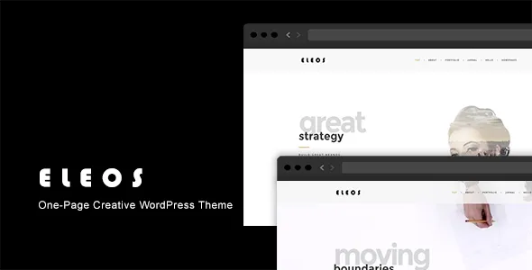 Eleos WP Tema Download Eleos - One-Page Creative WordPress Theme
