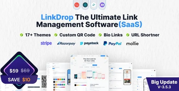 Linkdrop Linkdrop v3.5.3 - SaaS Link Management Tool